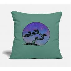 Hollow Tree Cypress Green Pillow